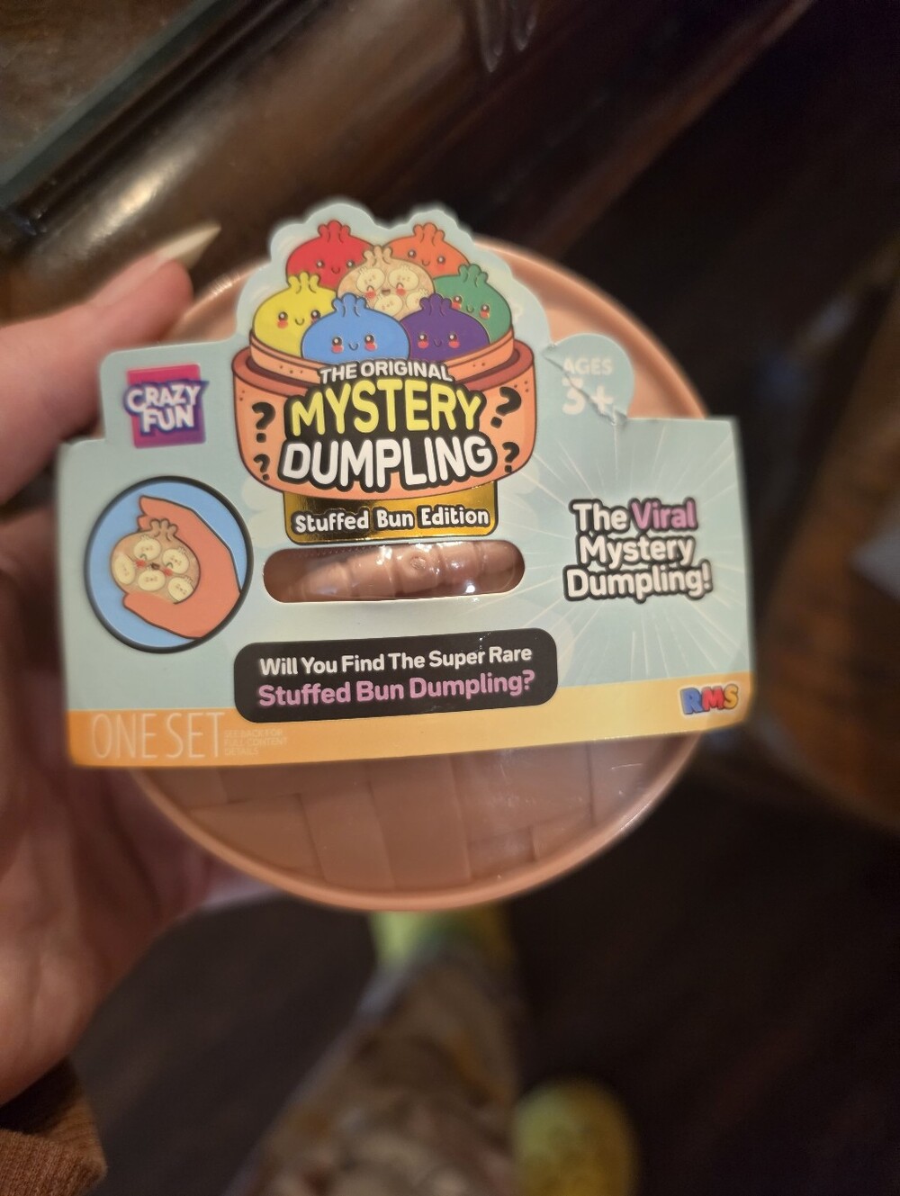 RMS Crazy Fun Stuffed Bun Edition Mystery Dumpling Squishy Toy